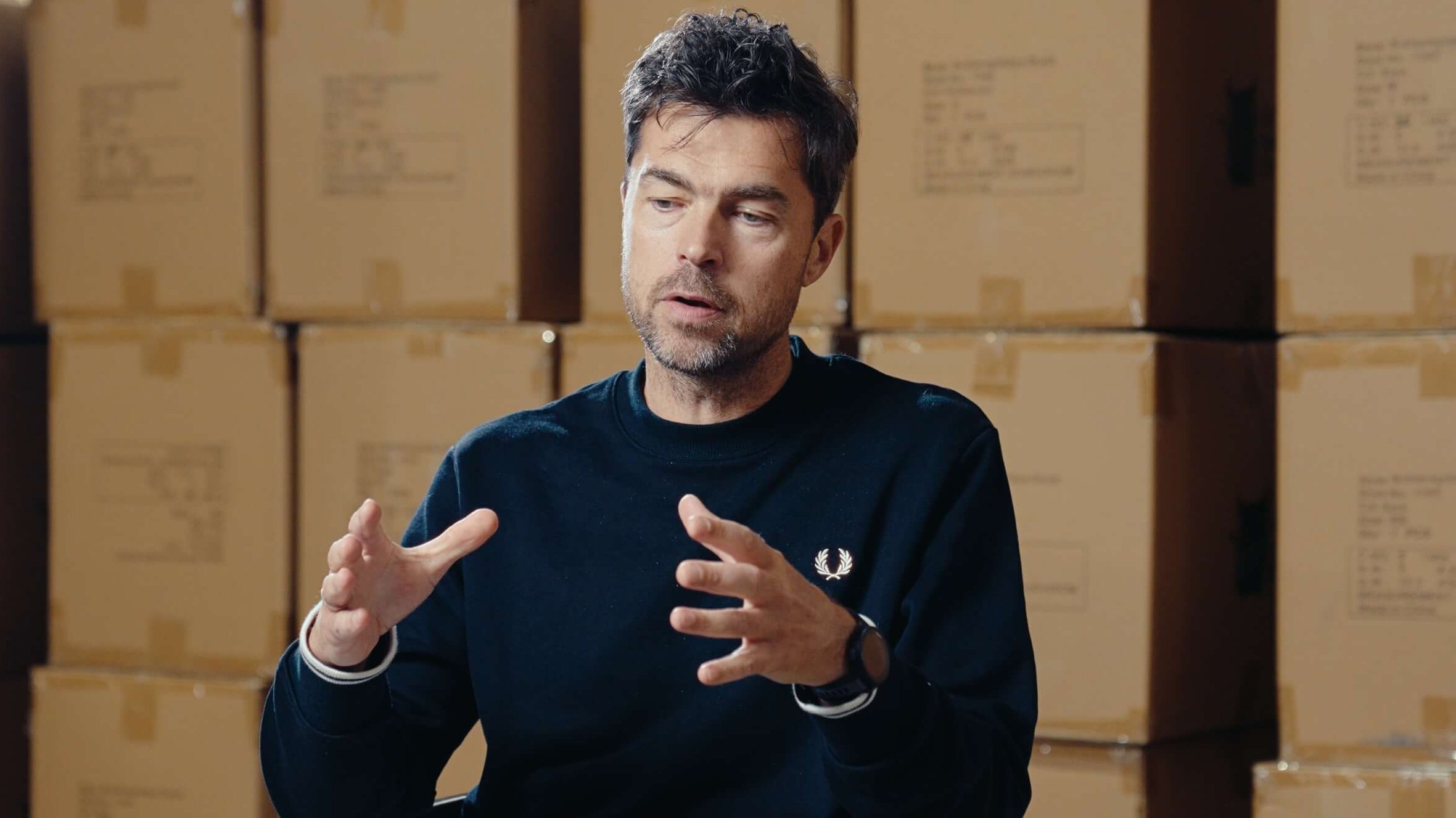 Modern in house fulfillment setup with warehouse robots designed for small spaces and high efficiency.