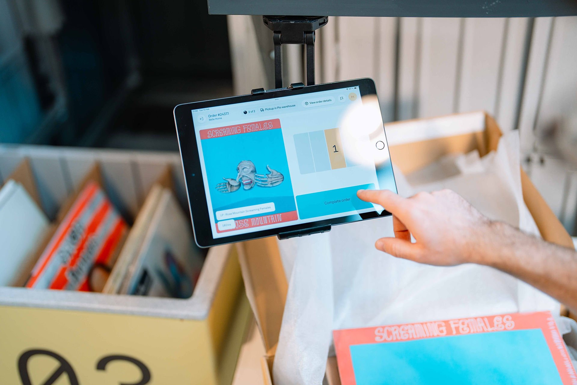 Warehouse automation bringing goods to people, helping small teams pick orders faster and more accurately