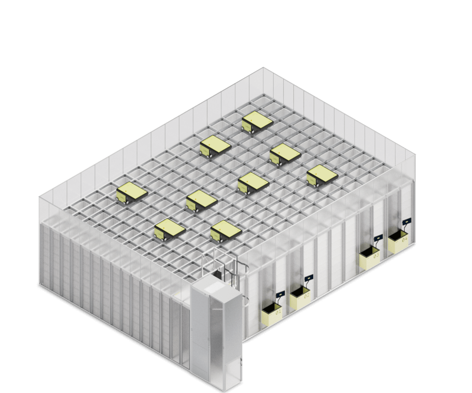 Automated storage and fulfillment system from Pio